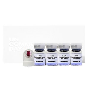 언커먼데이 두피케어 탈모증상완화 기능성 앰플 5ml x 4p 세트, 1세트, 20ml