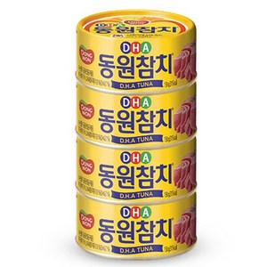 동원참치 DHA, 150g, 4개