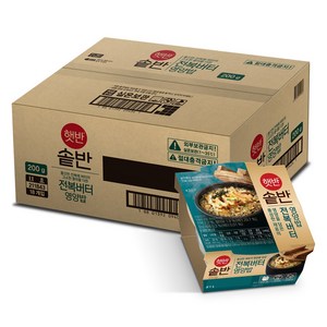 햇반솥반 전복버터 영양밥, 200g, 18개