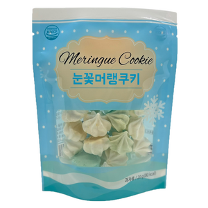 마늘빵집 눈꽃 머랭쿠키, 20g, 1개