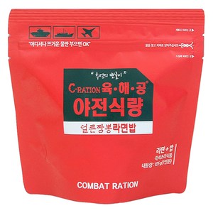 육해공야전식량 얼큰짬뽕라면밥, 105g, 1개
