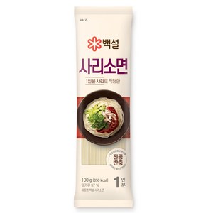 백설 사리소면, 1개, 100g