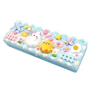 투영디자인 DIY 몰랑 필통 꾸미기, 블루, 1개