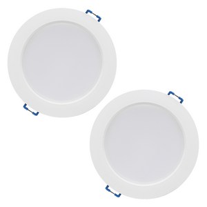 LED 플리커프리 다운라이트 12cm 9W, 주광색, 2개