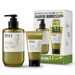 려 루트젠 탈모전문케어 샴푸 515ml + 100ml 기획세트, 1개