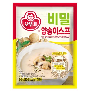 오뚜기 비밀 양송이 스프, 1개, 80g