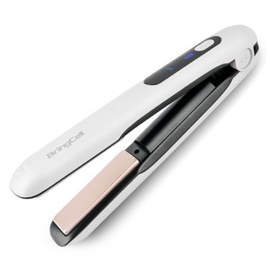 브링셀 무선 C타입 충전식 매직기 판고데기 HM-3003W, 화이트