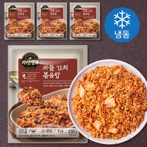 자연별곡 차돌김치 볶음밥 (냉동), 230g, 4개