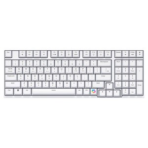 앱코 AI 코파일럿 무선 펜타그래프 키보드, 제조사축, MK98, 화이트