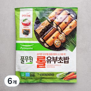 풀무원 롤유부초밥, 280g, 6개