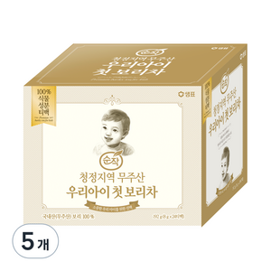 순작 청정지역 무주산 우리아이 첫 보리차 24p, 보리맛, 192g, 5개, 24개