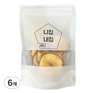 니칩내칩 건조 사과, 40g, 6개