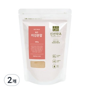 신선약초 볶음미강 분말, 300g, 2개