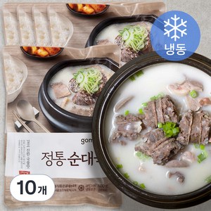 곰곰 정통 순대국, 600g, 10개