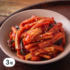 반찬단지 무말랭이 무침, 1kg, 3개