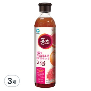 홍초 자몽 음용식초, 900ml, 3개