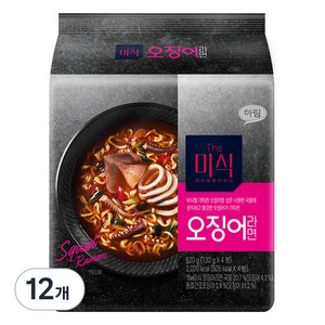 더미식 오징어라면 130g, 12개