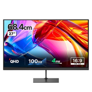 한성컴퓨터 QHD IPS 리얼 100 모니터, 68.58cm, TFG27Q10P(무결점)