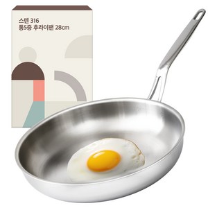 르메이드 인덕션 스텐 316 통5중 후라이팬 클린 올스텐, 28cm, 1개