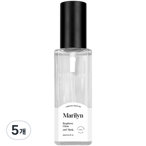 셀러버쉬폰향수 바디미스트 마릴린, 5개, 80ml