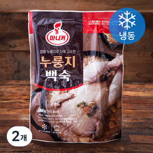 마니커 누룽지 백숙 (냉동), 1.1kg, 2개