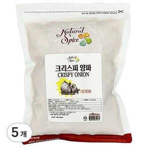 내츄럴스파이스 크리스피 양파, 5개, 400g