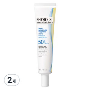 피지오겔 DMT 하이드로 에센셜 썬스크린 SPF50+ PA++++, 40ml, 2개