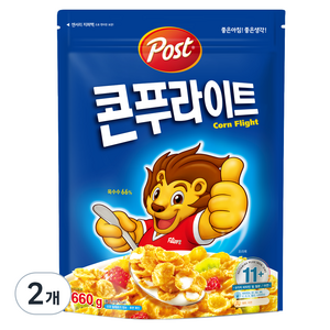 포스트 콘푸라이트 시리얼, 660g, 2개