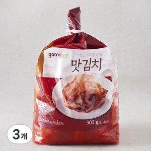 곰곰 맛김치, 900g, 3개