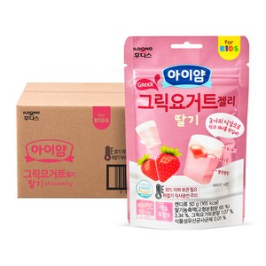 일동후디스 아이얌 그릭요거트젤리 50g, 딸기, 16개