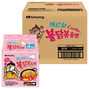 불닭볶음면 까르보 130g, 32개