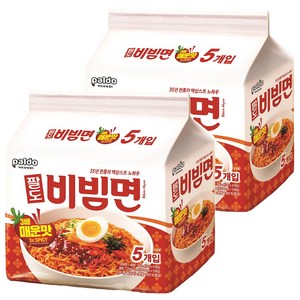 팔도비빔면 매운맛 130g, 10개