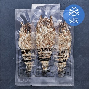 해맑은푸드 손질먹태 (냉동), 80g(중), 3개