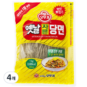 오뚜기 옛날 자른 당면, 1kg, 4개