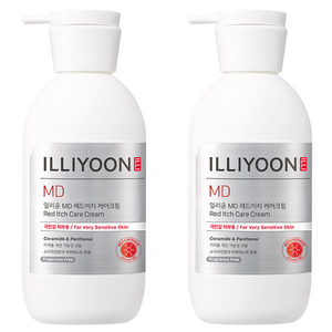 [비건라이프] 일리윤 MD 레드이치 케어크림, 330ml, 2개