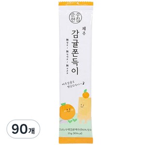 순수한집 제주 감귤 쫀득이, 25g, 90개