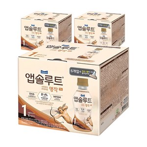 앱솔루트 시작부터 프리미엄 명작 2FL 액상분유 1단계 200ml + 니플 세트, 18개