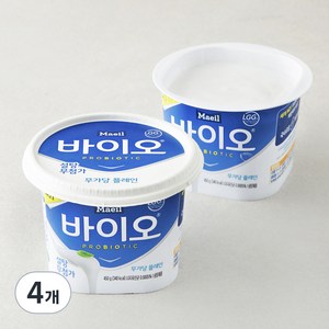 매일바이오 무가당 플레인, 450g, 1개입, 4개