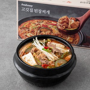 프레시지 고깃집 된장찌개 밀키트 2인분, 535g, 1개