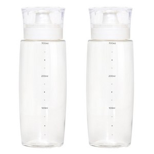 시노글라스 뉴라운드 오일병 크림 화이트, 300ml, 2개