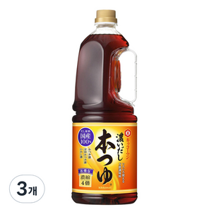 기꼬만 혼쯔유 코이다시, 1.8L, 1.8kg, 3개