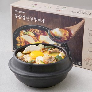 프레시지 우삼겹 순두부찌개 밀키트 2인분, 605g, 1개