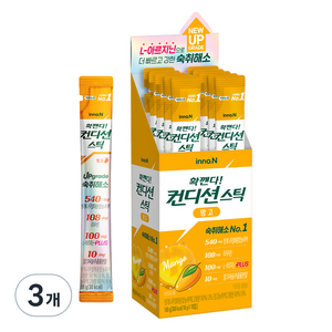 컨디션 스틱 숙취해소제 망고맛 10p, 180g, 3개