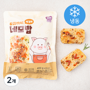 또또맘 우리아이 네모밥 떡갈비 5개입 (냉동), 400g, 2개