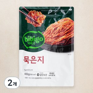 비비고 묵은지, 2개, 400g