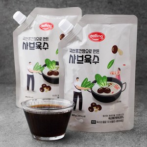 델링 국산콩간장으로 만든 샤브육수, 300g, 2개