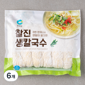 대상 찰진생칼국수, 1kg, 6개