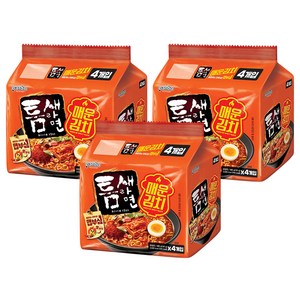 틈새라면 매운김치 120g, 12개