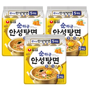 안성탕면 순하군 125g, 15개