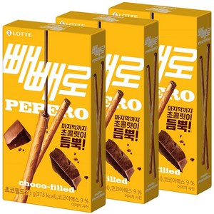 빼빼로 초코 필드, 53g, 3개